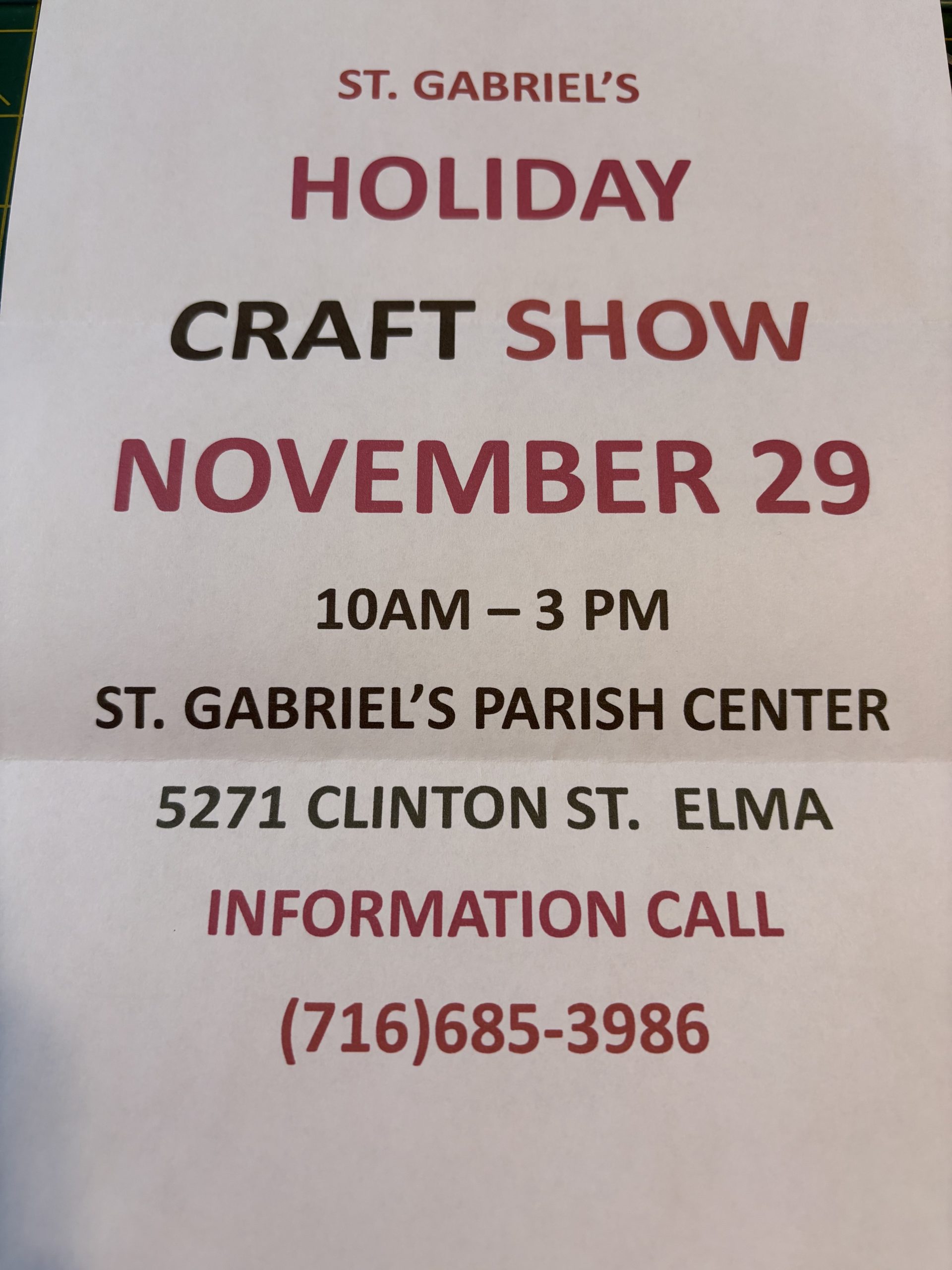 Holiday Craft Show